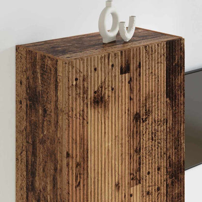 vidaXL TV Wall Cabinet Old Wood 59.5 x 31 x 80 cm Engineered Wood