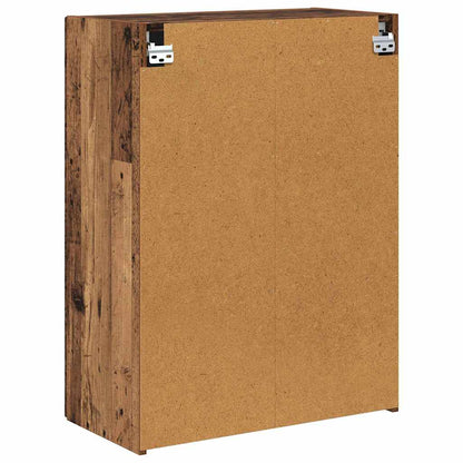 vidaXL TV Wall Cabinet Old Wood 59.5 x 31 x 80 cm Engineered Wood
