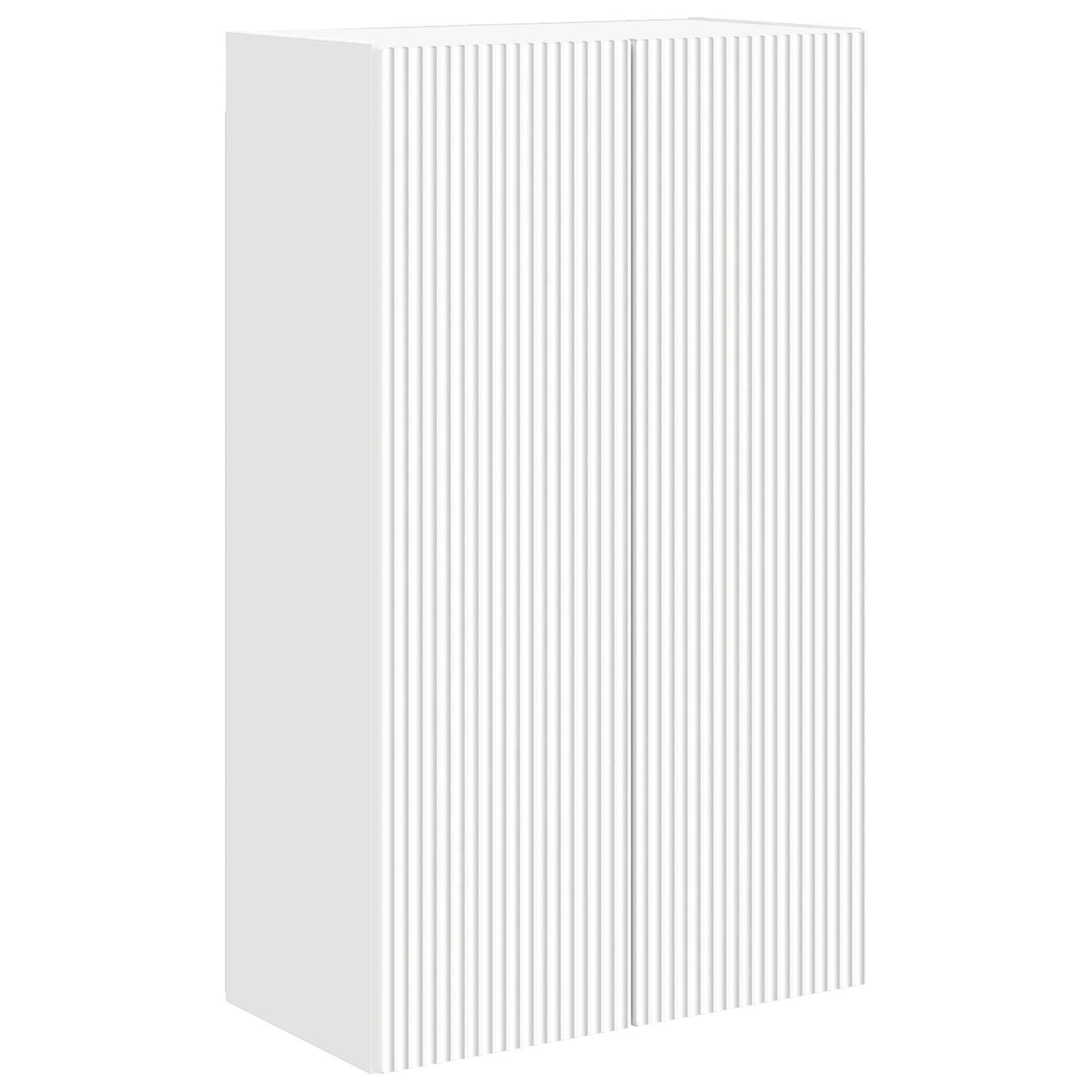 vidaXL TV Wall Cabinet 59.5 x 31 x 100 cm White Engineered Wood