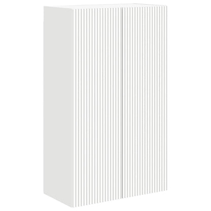 vidaXL TV Wall Cabinet 59.5 x 31 x 100 cm White Engineered Wood