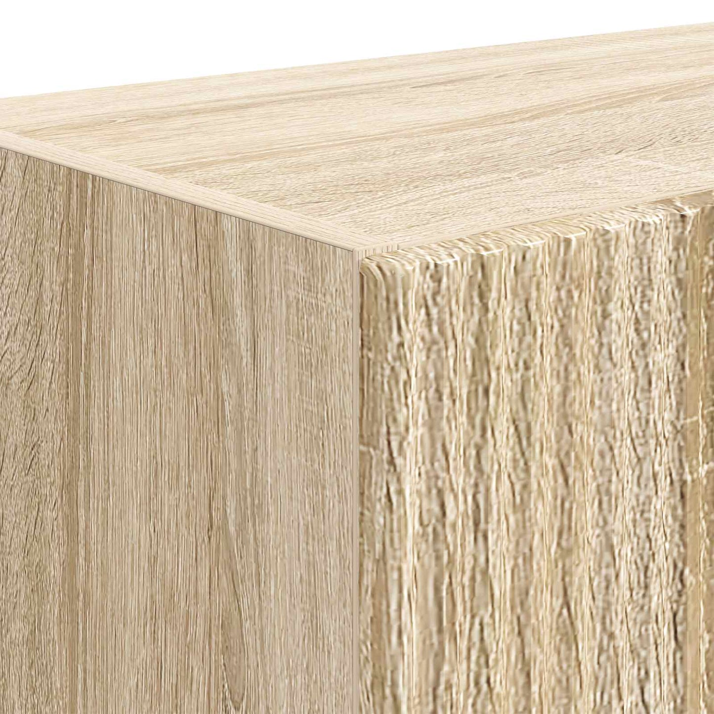 vidaXL TV Wall Cabinet Sonoma Oak 59.5 x 31 x 100 cm Engineered Wood
