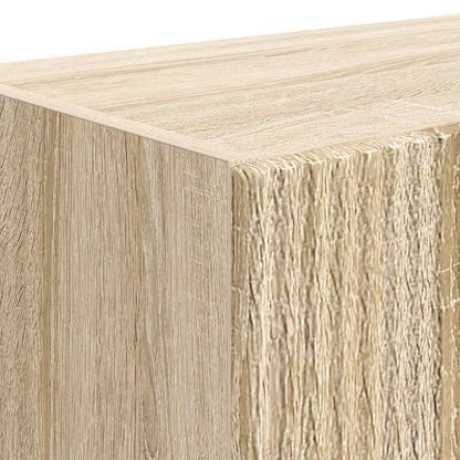 vidaXL TV Wall Cabinet Sonoma Oak 59.5 x 31 x 100 cm Engineered Wood