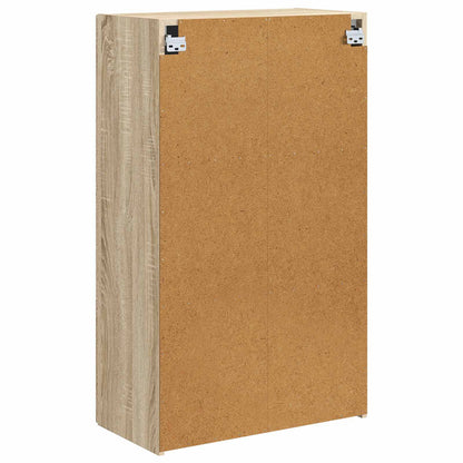 vidaXL TV Wall Cabinet Sonoma Oak 59.5 x 31 x 100 cm Engineered Wood
