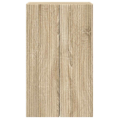 vidaXL TV Wall Cabinet Sonoma Oak 59.5 x 31 x 100 cm Engineered Wood