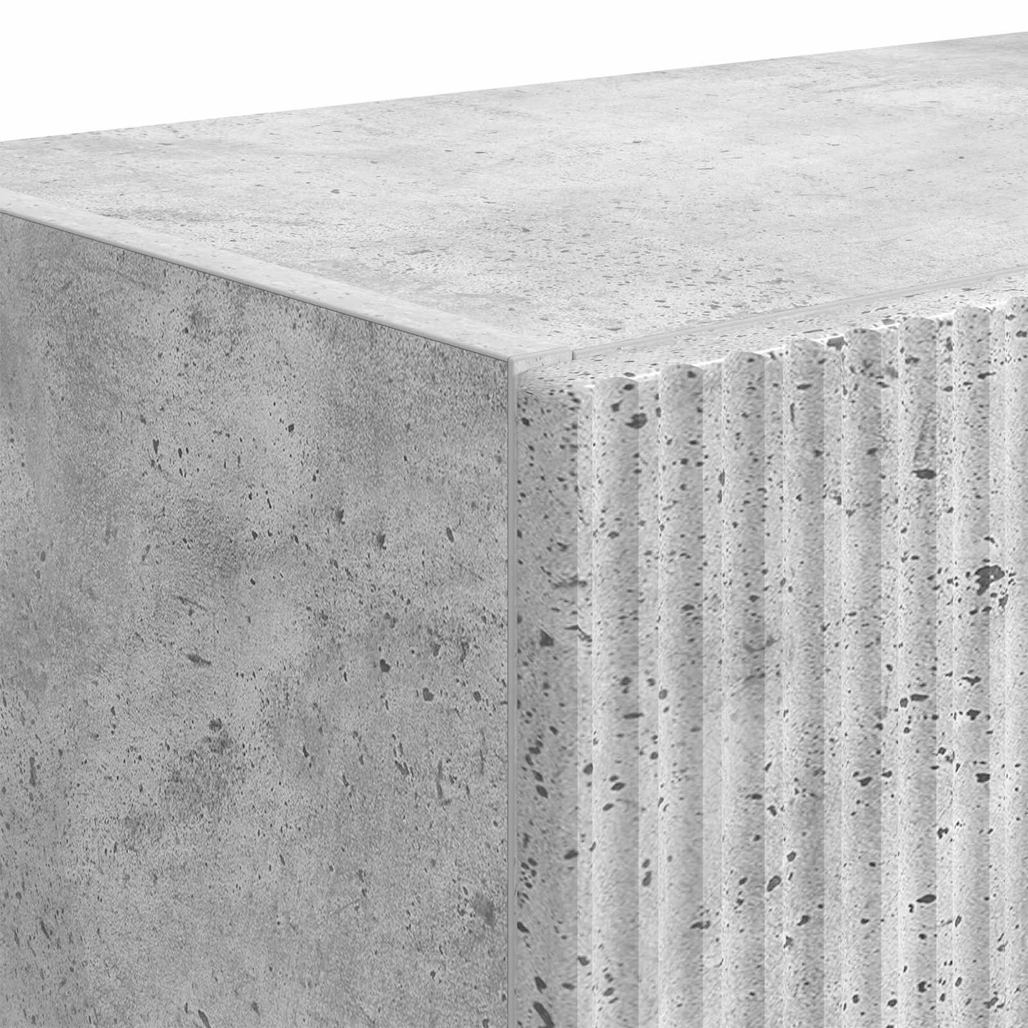 vidaXL TV Wall Cabinet Wall-mounted Concrete Grey 59.5 x 31 x 100 cm