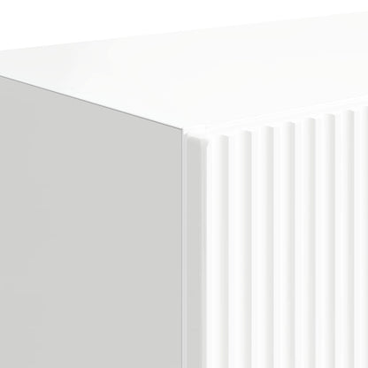 vidaXL TV Wall Cabinet 59.5 x 31 x 100 cm High Gloss White
