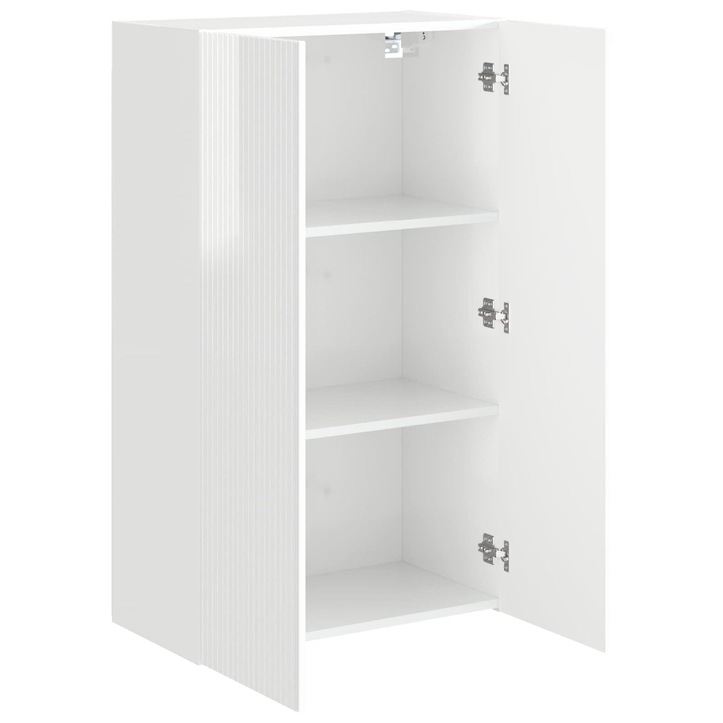 vidaXL TV Wall Cabinet 59.5 x 31 x 100 cm High Gloss White