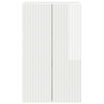 vidaXL TV Wall Cabinet 59.5 x 31 x 100 cm High Gloss White