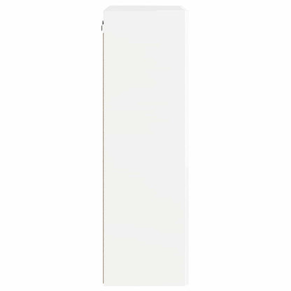 vidaXL TV Wall Cabinet 59.5 x 31 x 100 cm High Gloss White