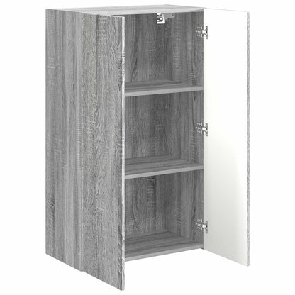vidaXL TV Wall Cabinet Grey Sonoma 59.5 x 31 x 100 cm Engineered Wood