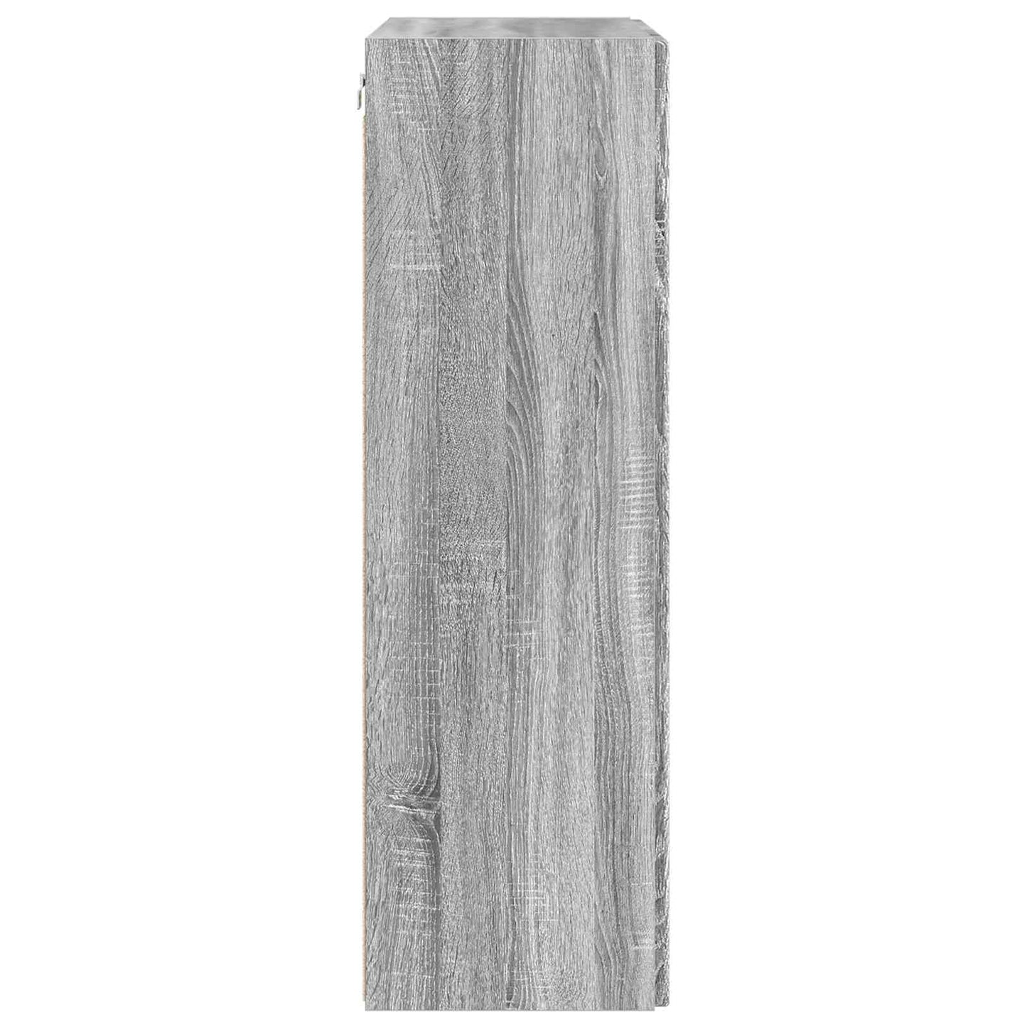 vidaXL TV Wall Cabinet Grey Sonoma 59.5 x 31 x 100 cm Engineered Wood
