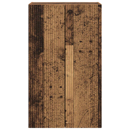 vidaXL TV Wall Cabinet Old Wood 59.5 x 31 x 100 cm Engineered Wood