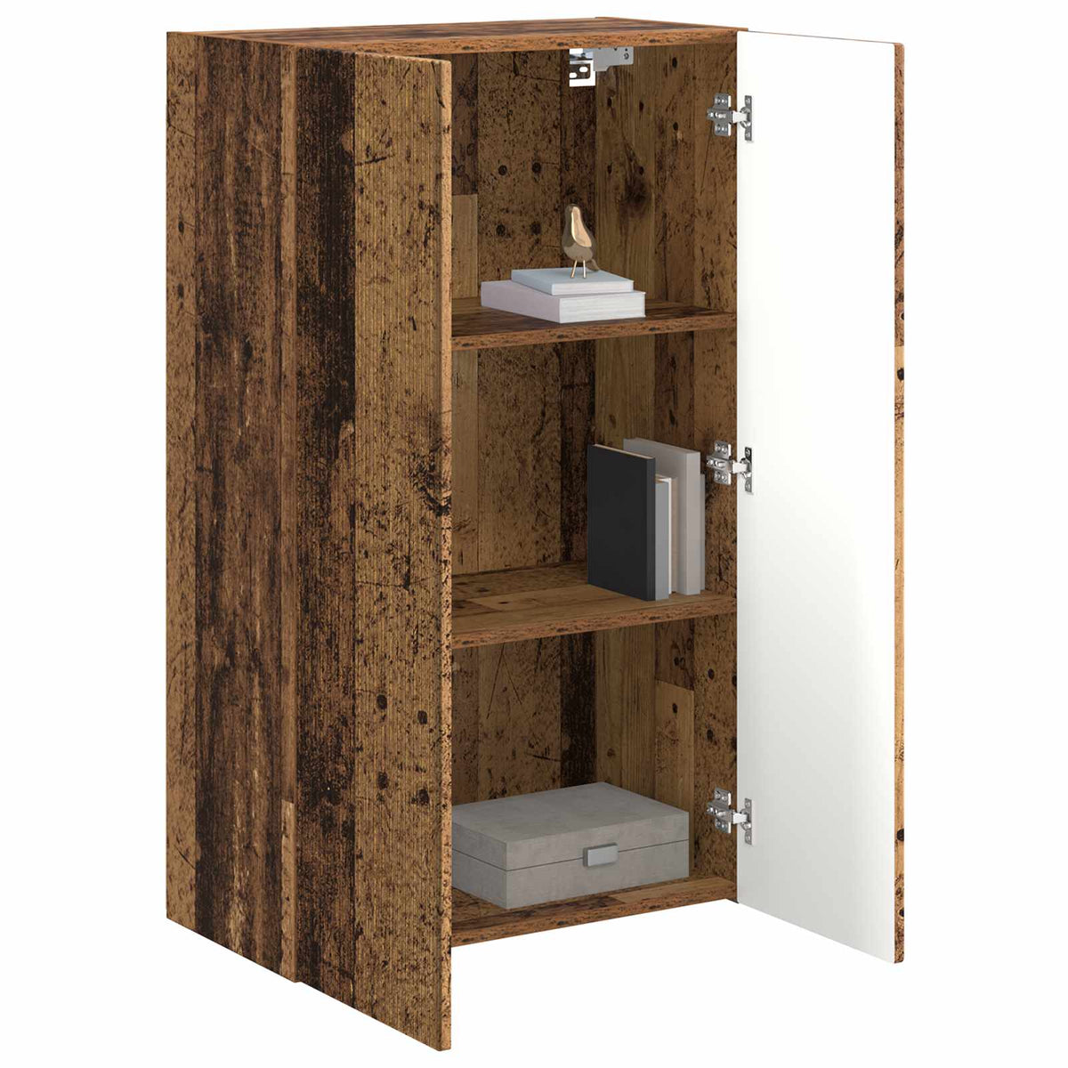 vidaXL TV Wall Cabinet 59.5 x 31 x 100 cm Old Wood Engineered Wood