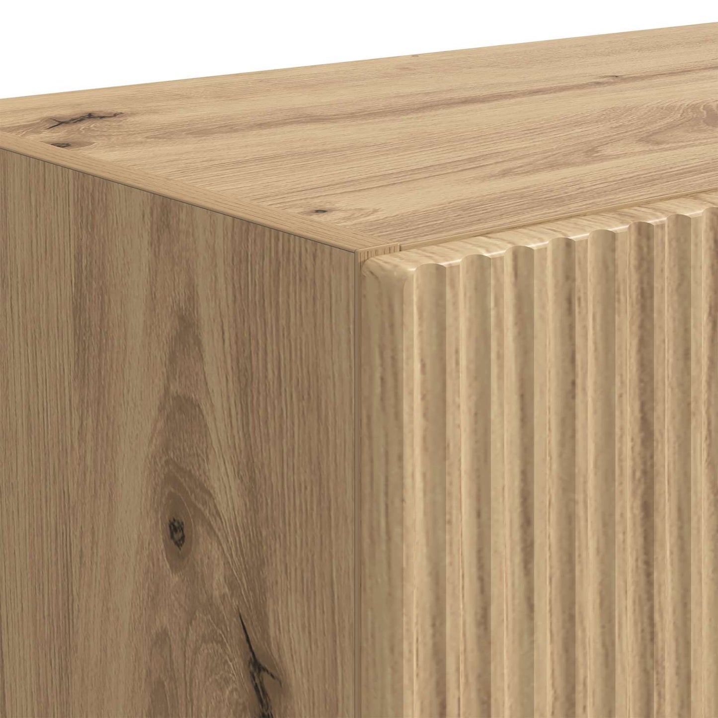 vidaXL TV Wall Cabinet Artisan Oak 59.5 x 31 x 100 cm Engineered Wood
