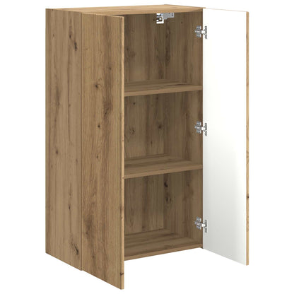 vidaXL TV Wall Cabinet Artisan Oak 59.5 x 31 x 100 cm Engineered Wood