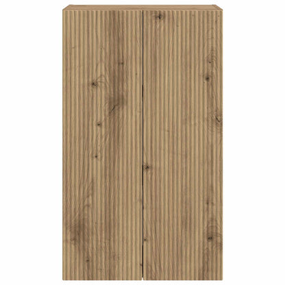vidaXL TV Wall Cabinet Artisan Oak 59.5 x 31 x 100 cm Engineered Wood