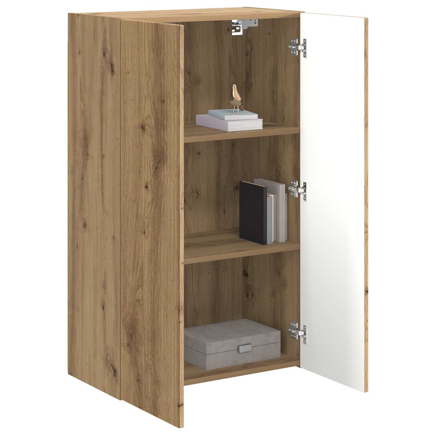 vidaXL TV Wall Cabinet Artisan Oak 59.5 x 31 x 100 cm Engineered Wood