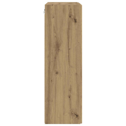 vidaXL TV Wall Cabinet Artisan Oak 59.5 x 31 x 100 cm Engineered Wood