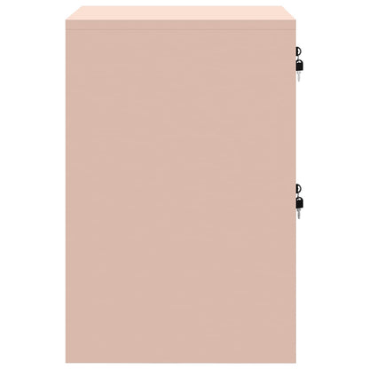 vidaXL File Cabinet Geometric Pink 44 x 50 x 74.5 cm Cold-Rolled Steel