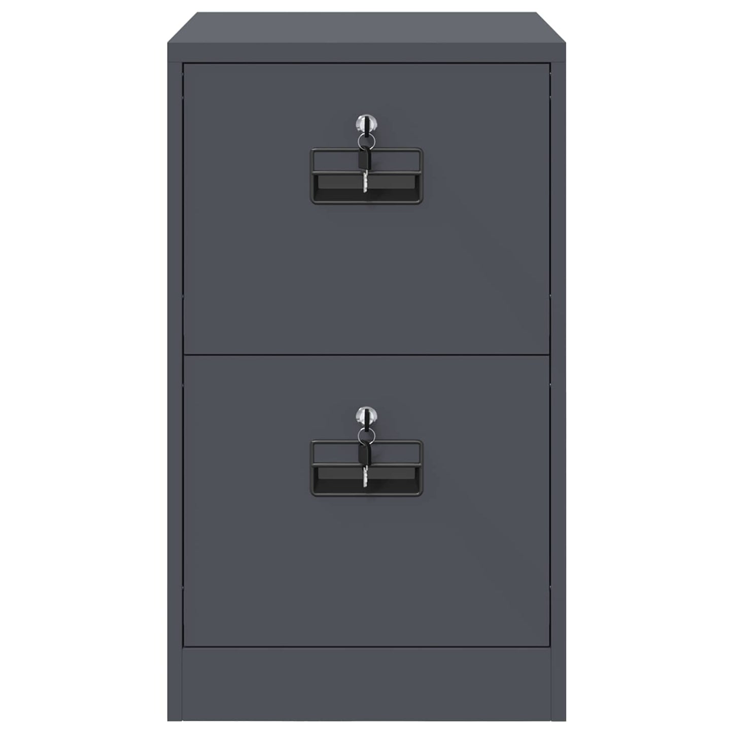 vidaXL File Cabinet Anthracite 44 x 50 x 74.5 cm Cold-Rolled Steel