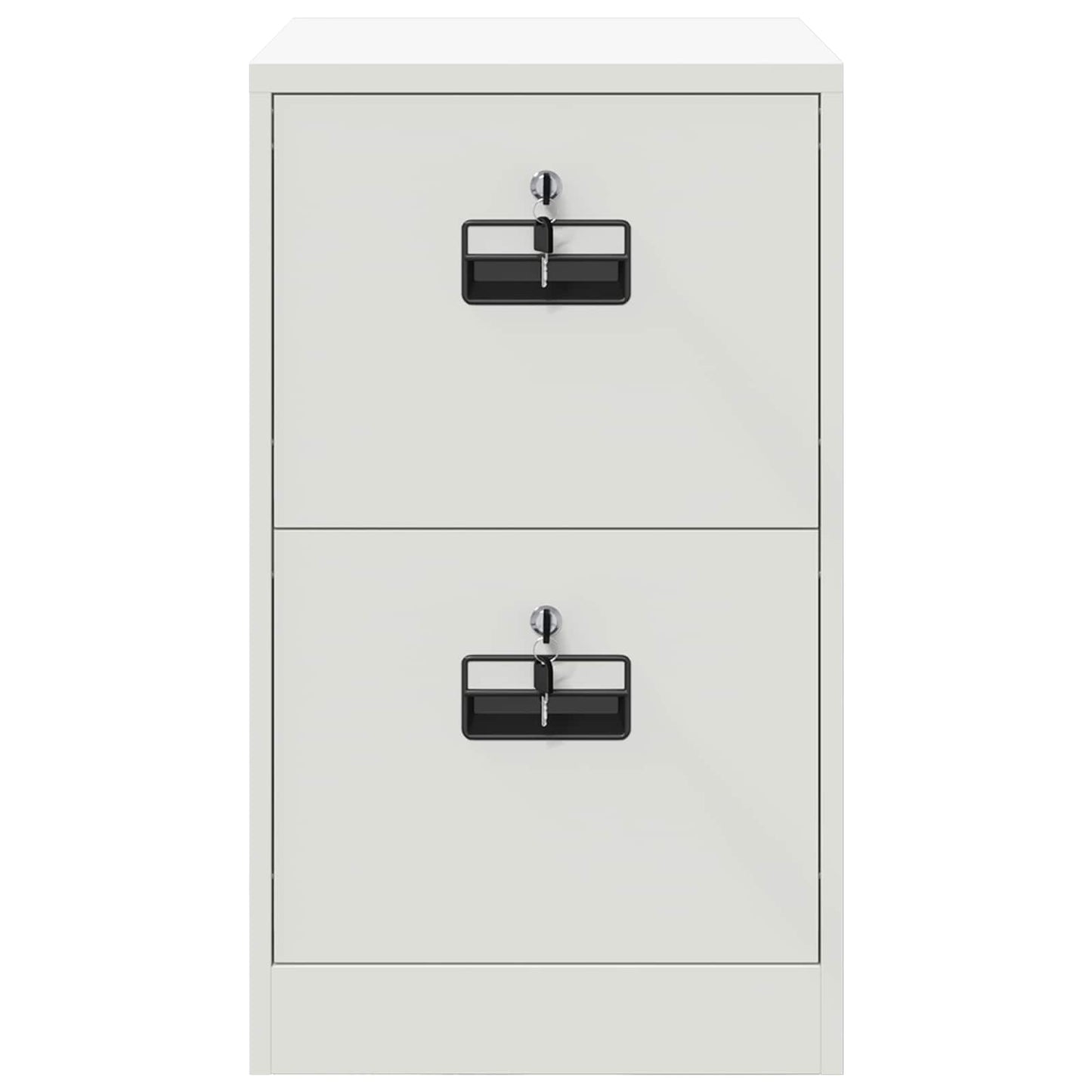 vidaXL File Cabinet White 44 x 50 x 74.5 cm Cold-Rolled Steel