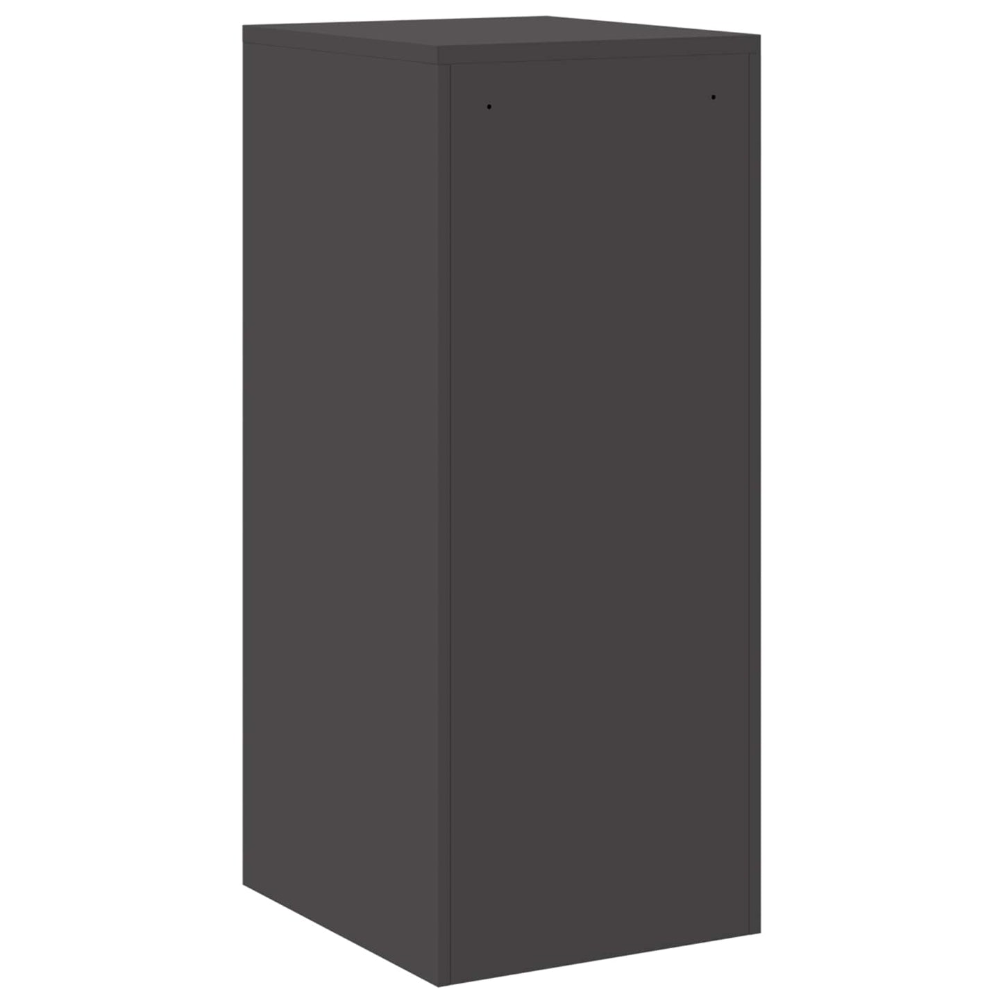 vidaXL File Cabinet Black 44 x 50 x 106.5 cm Cold-Rolled Steel
