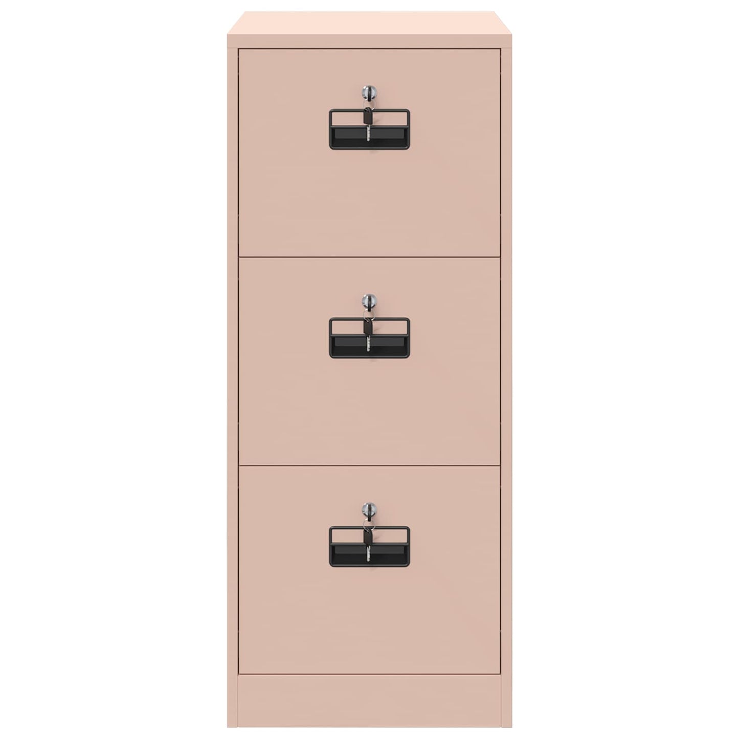 vidaXL File Cabinet Pink 44 x 50 x 106.5 cm Cold-Rolled Steel