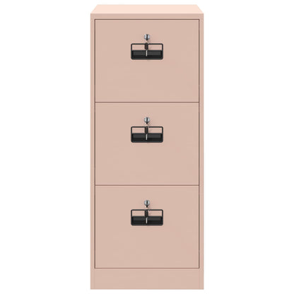 vidaXL File Cabinet Pink 44 x 50 x 106.5 cm Cold-Rolled Steel