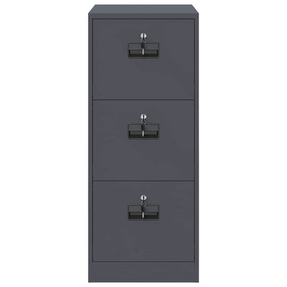 vidaXL File Cabinet Anthracite 44 x 50 x 106.5 cm Cold-Rolled Steel