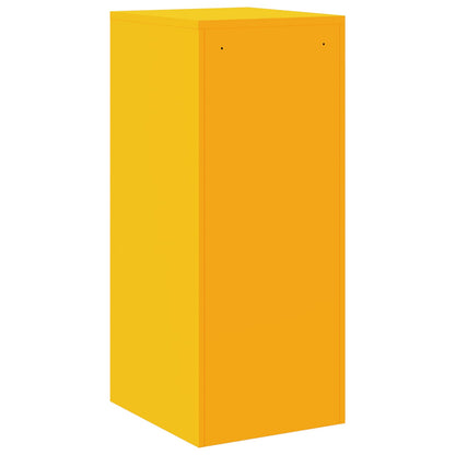 vidaXL File Cabinet with Drawer Mustard Yellow 44 x 50 x 106.5 cm