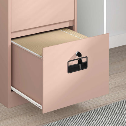 vidaXL File Cabinet Pink 45.5 x 42 x 74.5 cm Cold-Rolled Steel