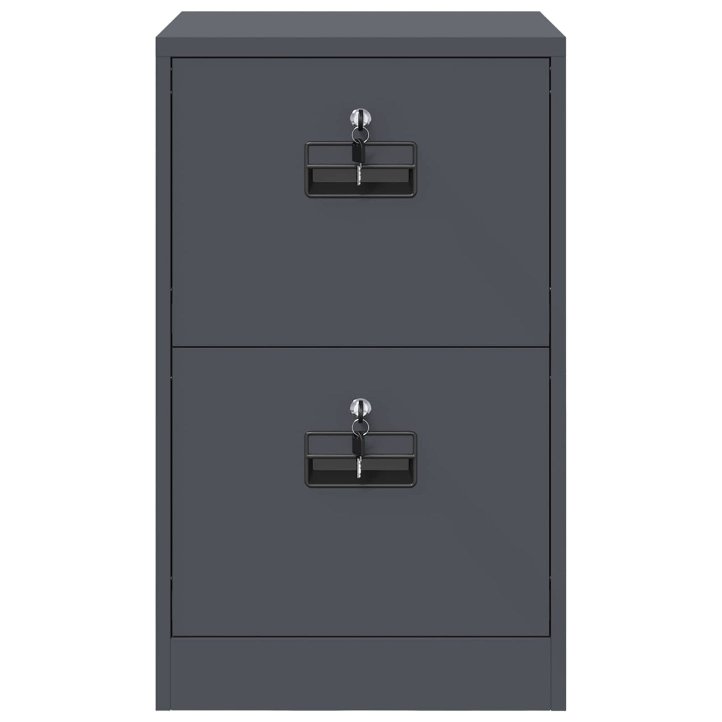 vidaXL File Cabinet Anthracite 45.5 x 42 x 74.5 cm Cold-Rolled Steel