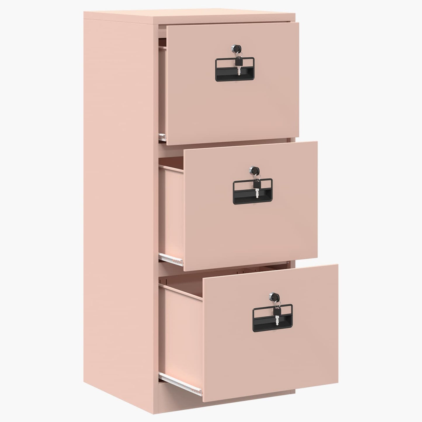 vidaXL File Cabinet Pink 45.5 x 42 x 106.5 cm Cold-Rolled Steel