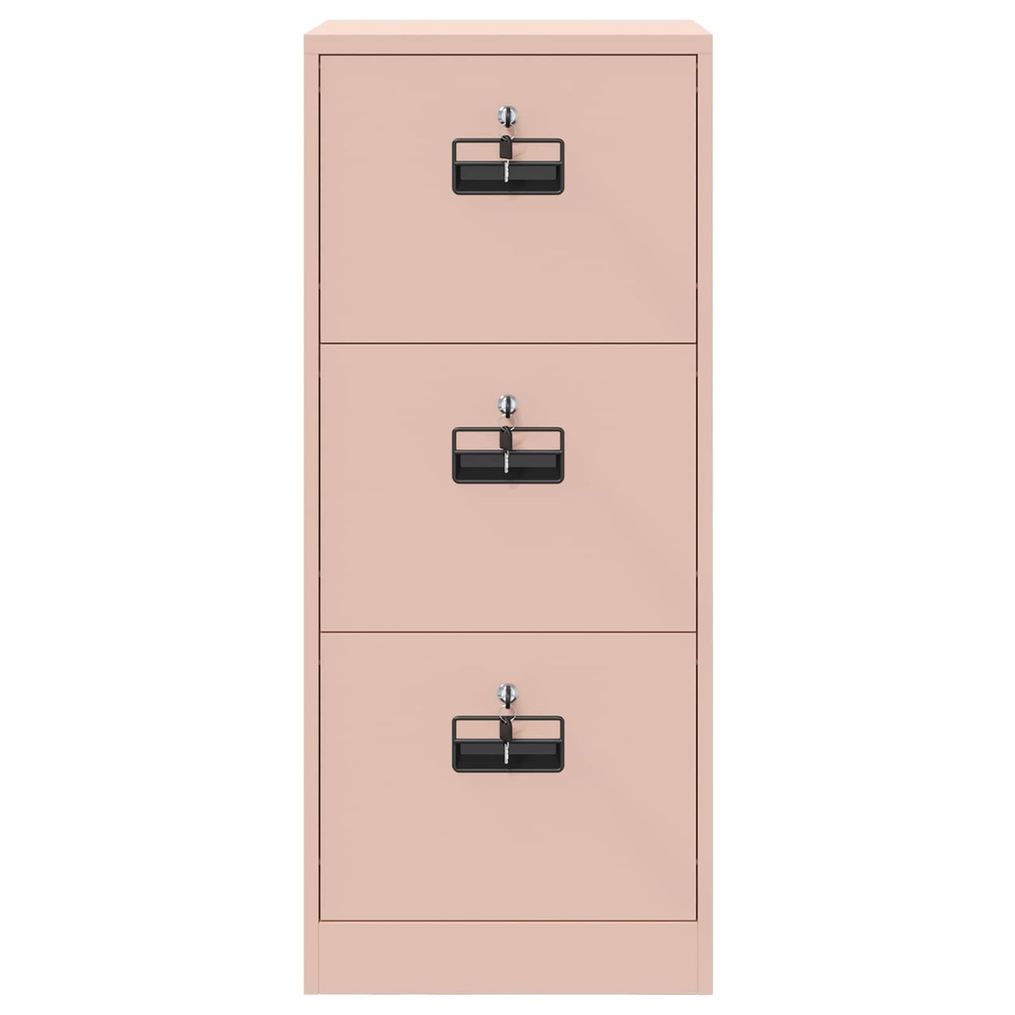 vidaXL File Cabinet Pink 45.5 x 42 x 106.5 cm Cold-Rolled Steel