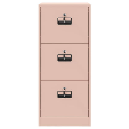 vidaXL File Cabinet Pink 45.5 x 42 x 106.5 cm Cold-Rolled Steel