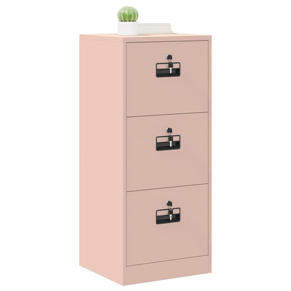 vidaXL File Cabinet Pink 45.5 x 42 x 106.5 cm Cold-Rolled Steel