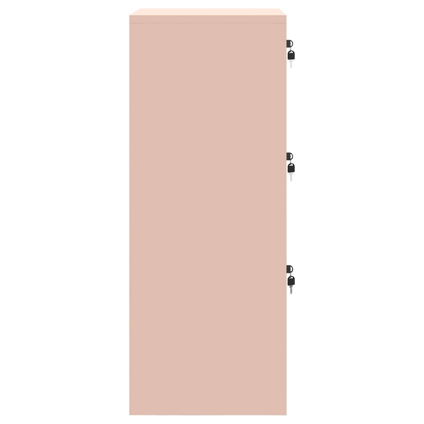 vidaXL File Cabinet Pink 45.5 x 42 x 106.5 cm Cold-Rolled Steel