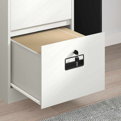 vidaXL File Cabinet Anthracite 45.5 x 42 x 106.5 cm Cold-Rolled Steel