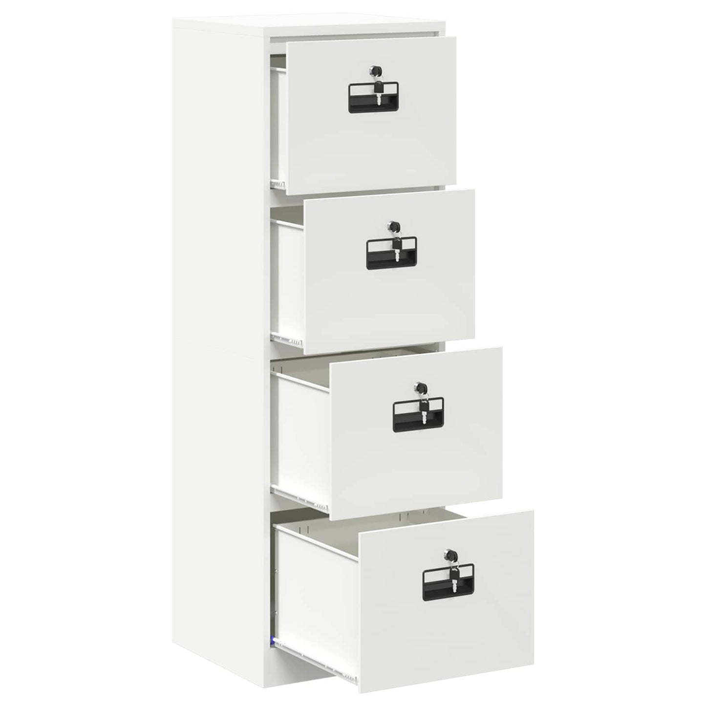 vidaXL File Cabinet Anthracite 45.5 x 42 x 106.5 cm Cold-Rolled Steel