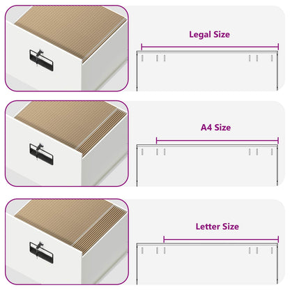 vidaXL File Cabinet Anthracite 45.5 x 42 x 106.5 cm Cold-Rolled Steel