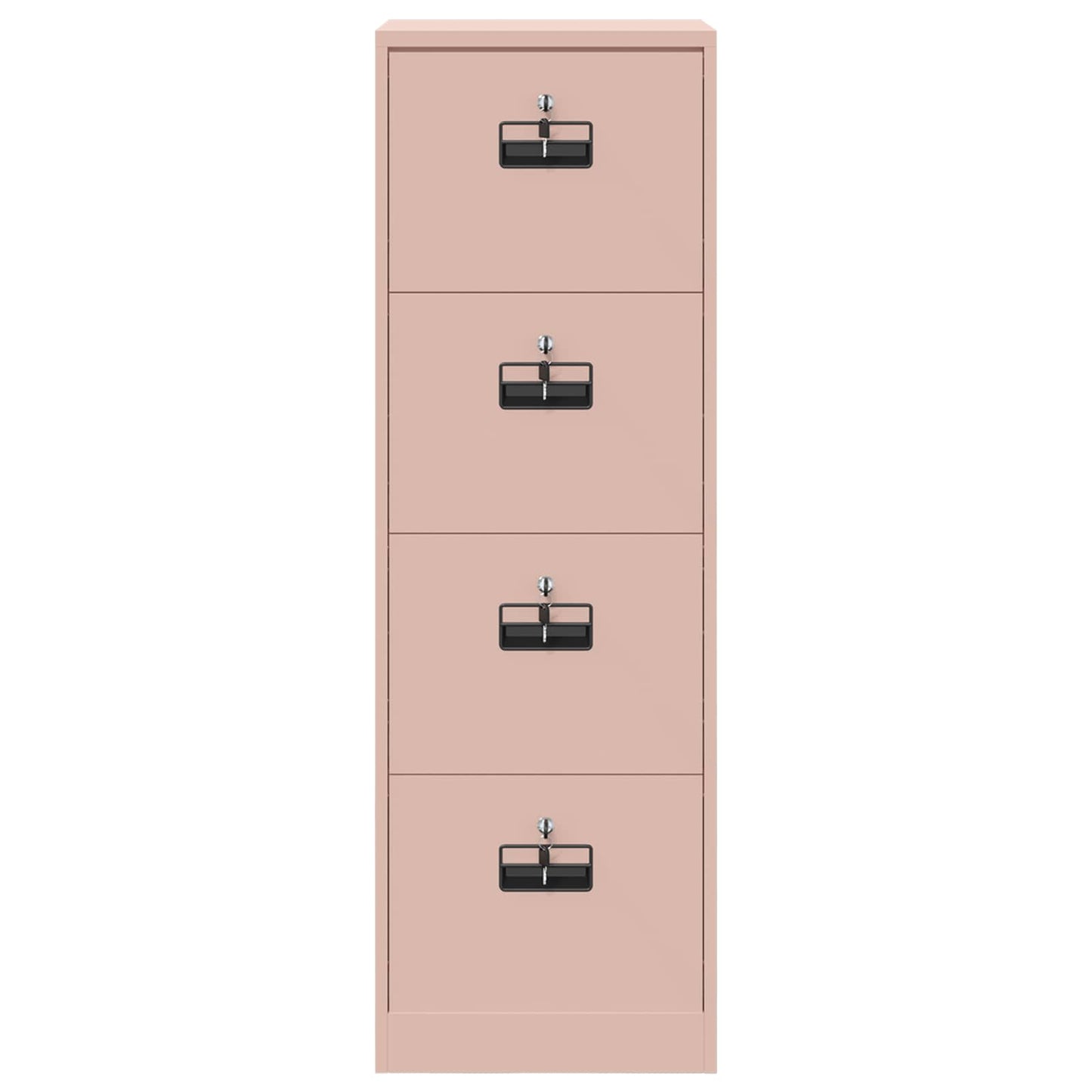 vidaXL File Cabinet Pink 45.5 x 42 x 139 cm Cold-Rolled Steel