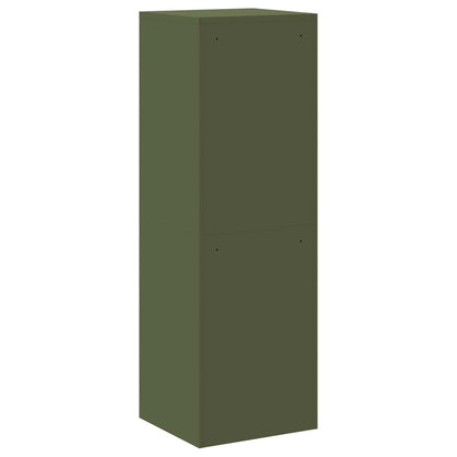 vidaXL File Cabinet Olive Green 45.5 x 42 x 139 cm Cold-Rolled Steel