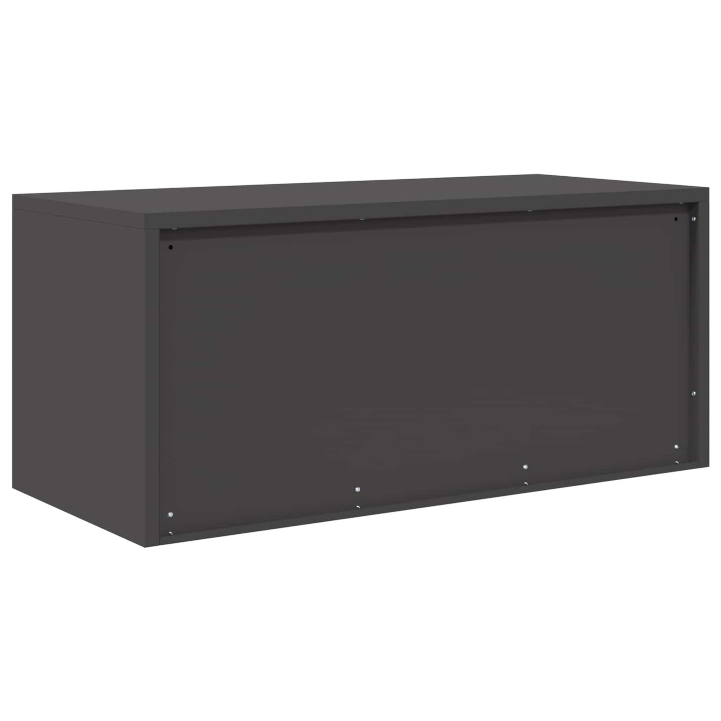 vidaXL Storage Cabinet Black 90 x 40 x 40 cm Steel