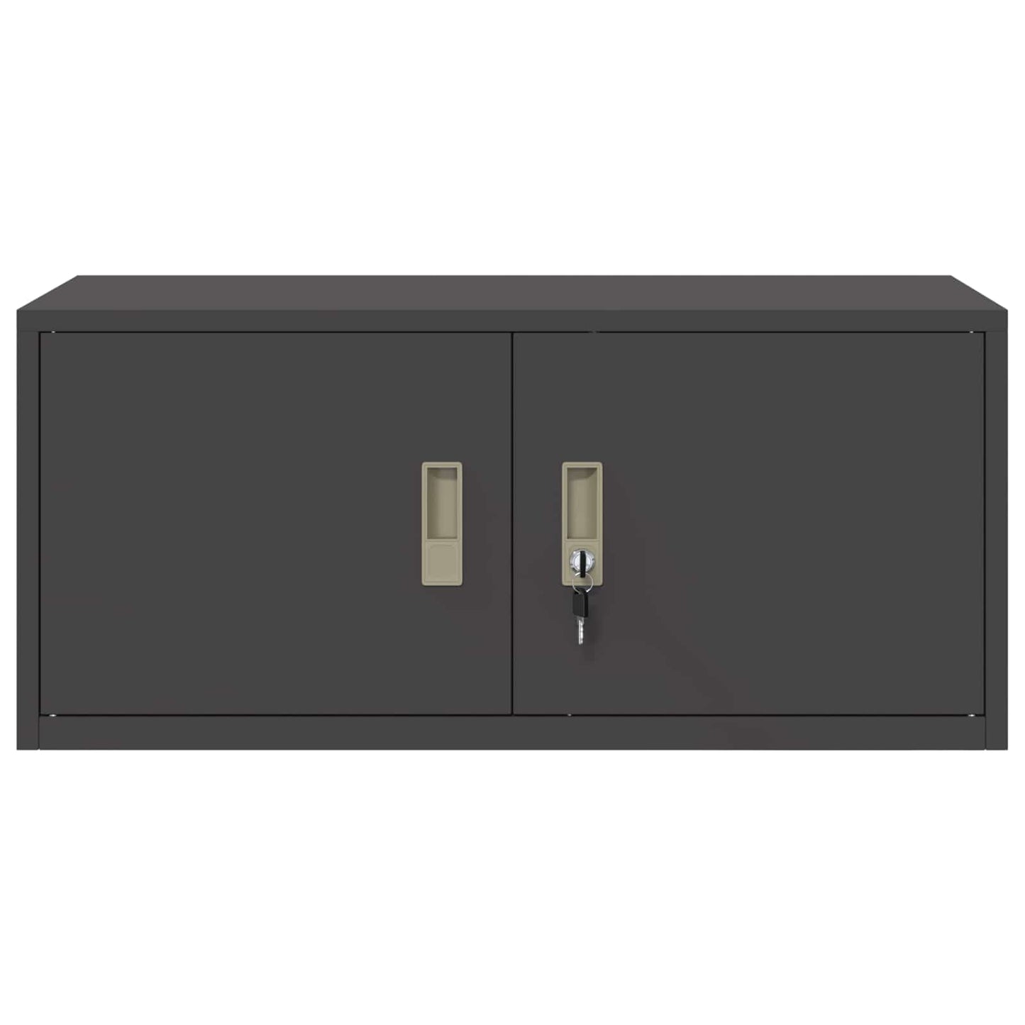 vidaXL Storage Cabinet Black 90 x 40 x 40 cm Steel