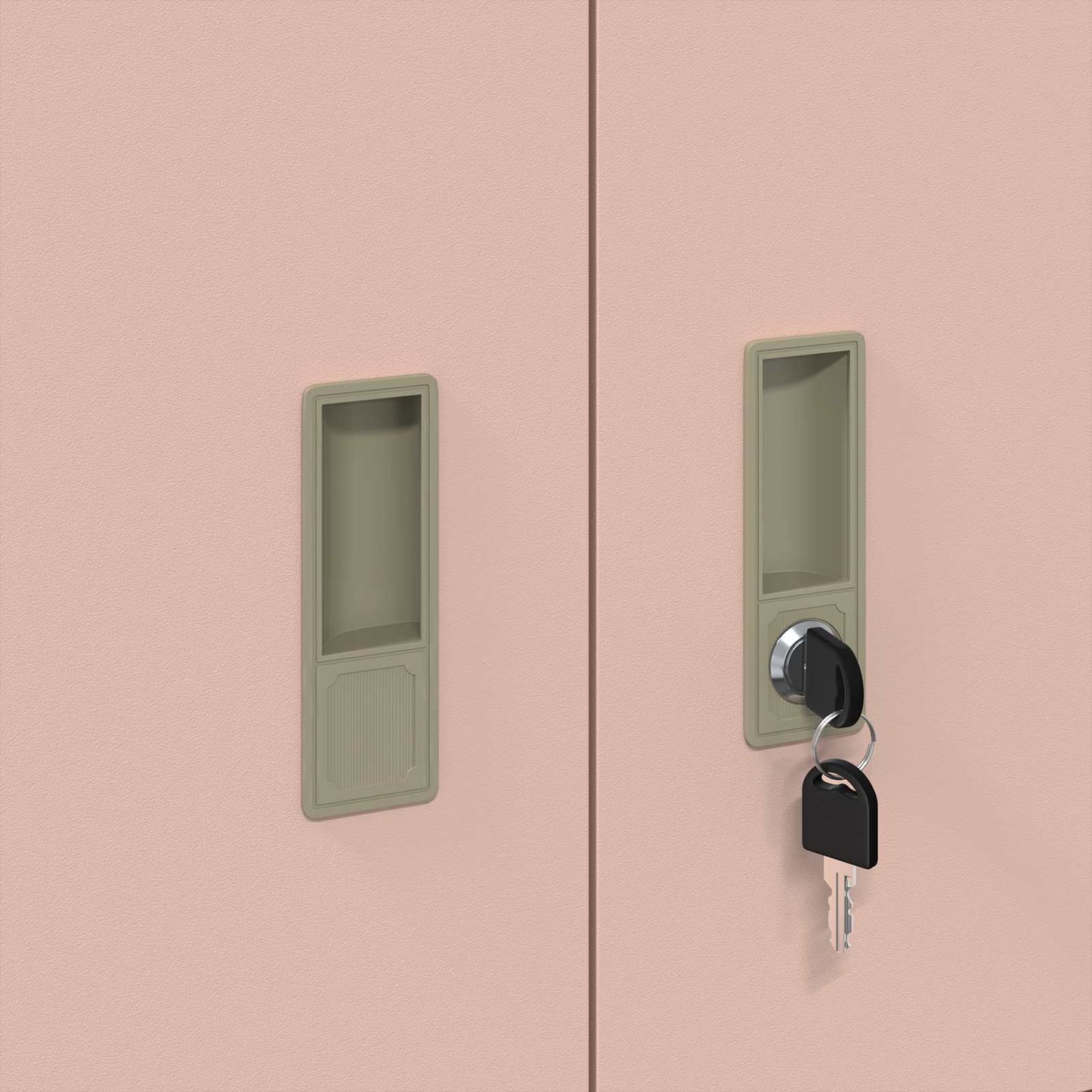 vidaXL Storage Cabinet Pink 90 x 40 x 40 cm Steel