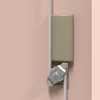 vidaXL Storage Cabinet Pink 90 x 40 x 40 cm Steel