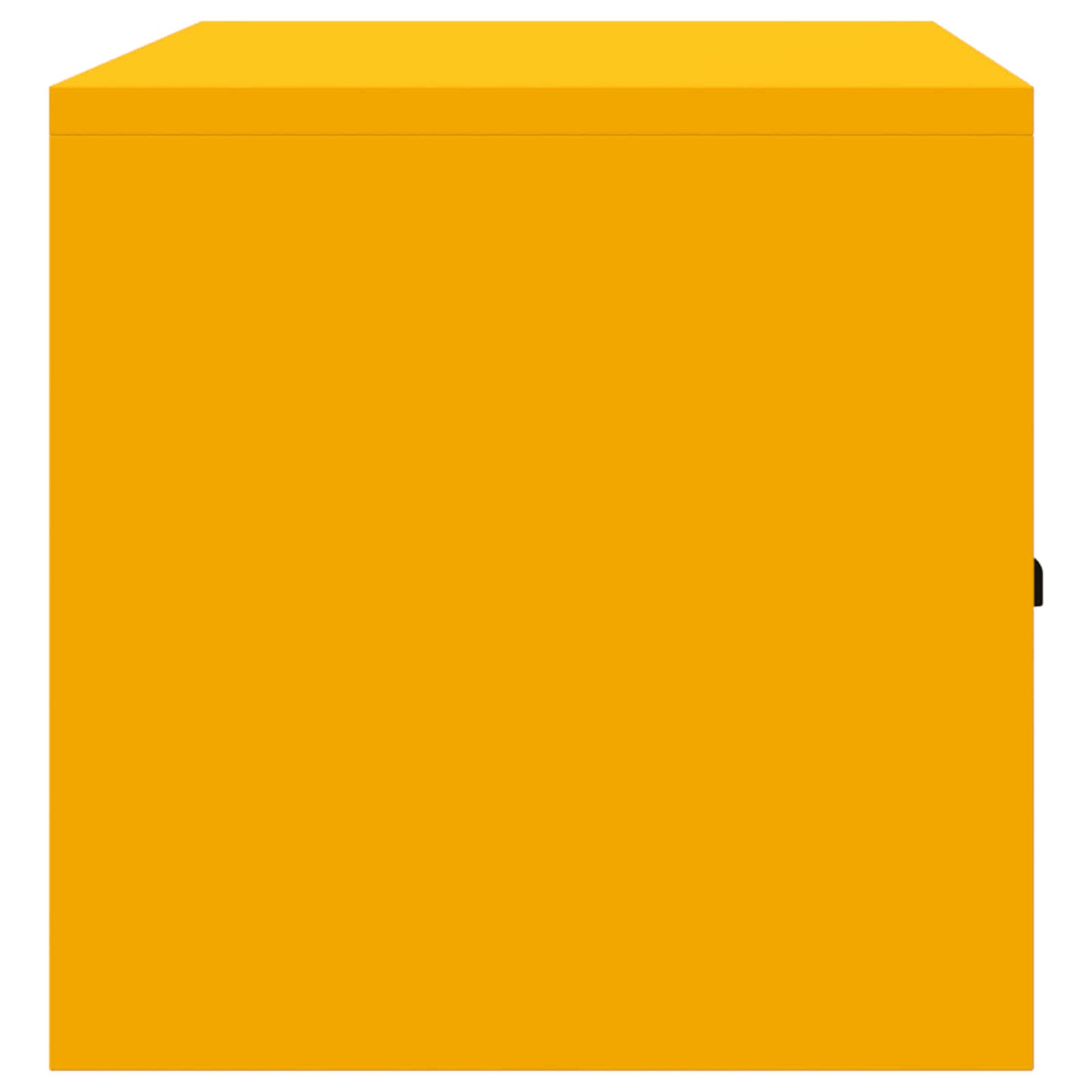 vidaXL Storage Cabinet Mustard Yellow 90 x 40 x 40 cm Steel