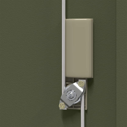 vidaXL Storage Cabinet Olive Green 90 x 40 x 40 cm Steel