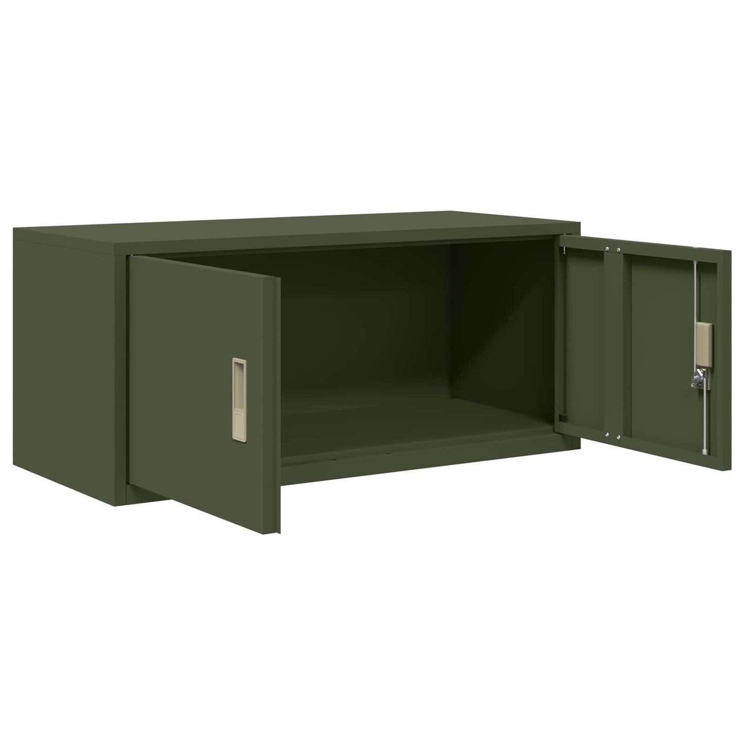 vidaXL Storage Cabinet Olive Green 90 x 40 x 40 cm Steel