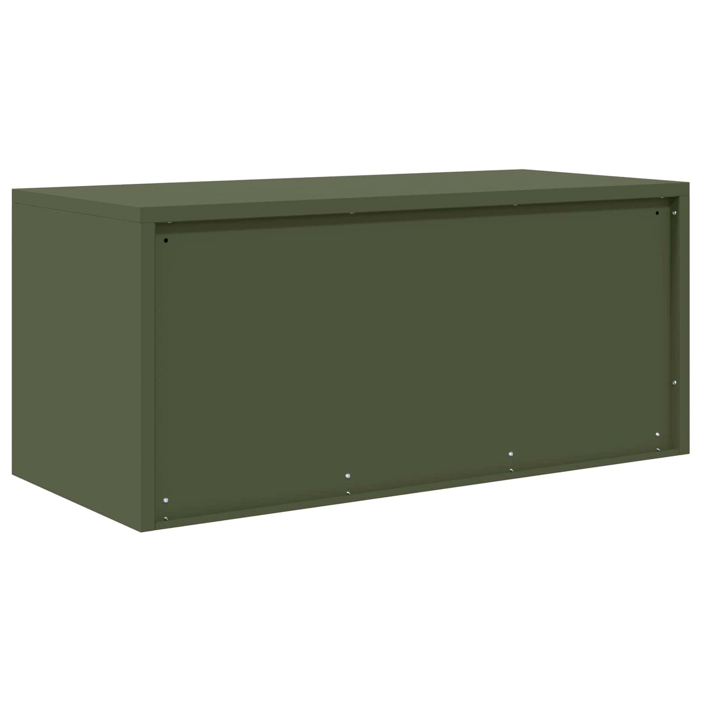vidaXL Storage Cabinet Olive Green 90 x 40 x 40 cm Steel